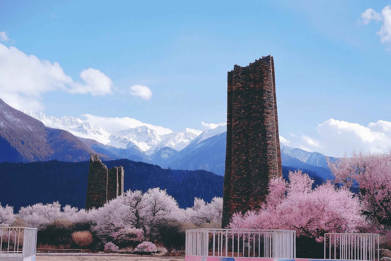 秀巴古堡-桃花節賞花必去