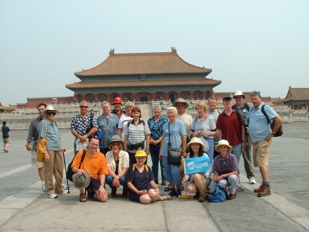 CITS中國國旅環球的外賓客人們在北京旅遊的照片