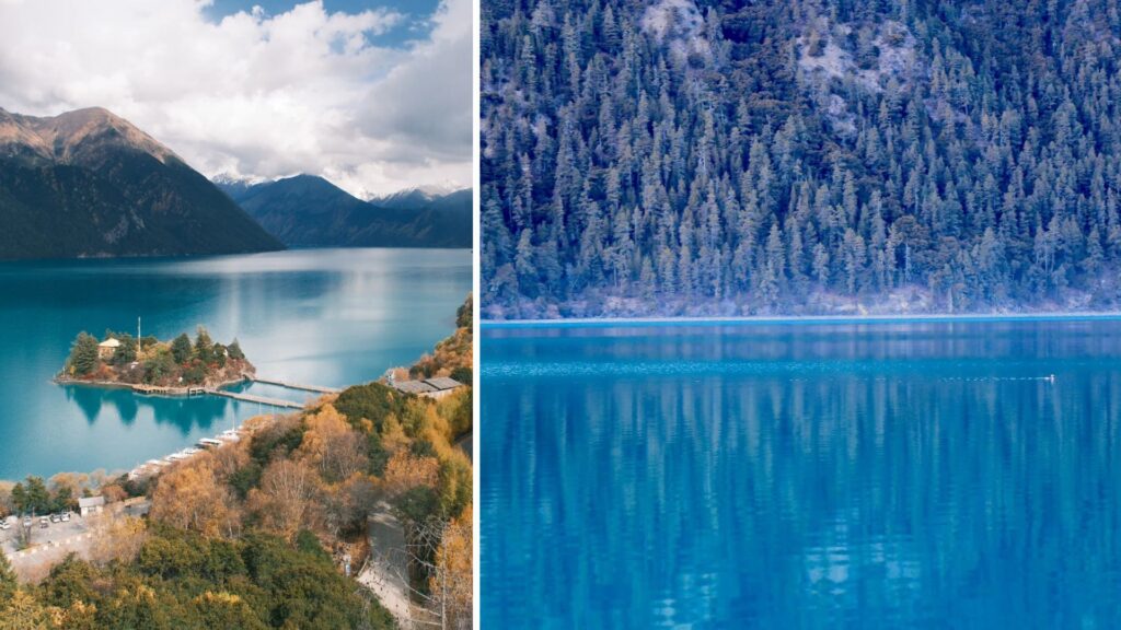 秋天跟冬天的巴松錯