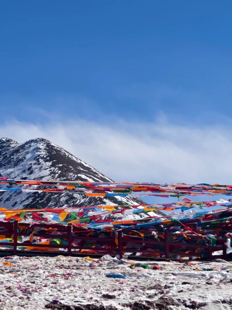 納木錯經幡