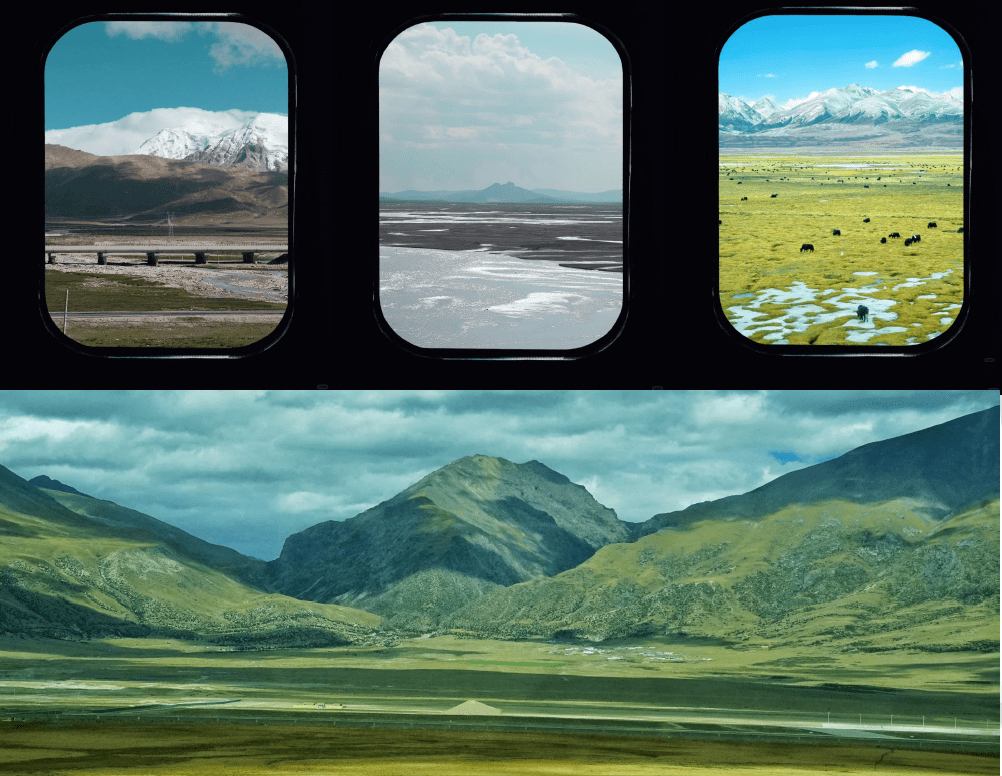 青藏火車沿途風光