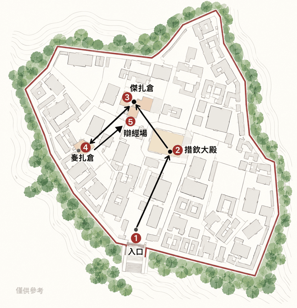 色拉寺攻略|必去景點、參拜動線、辯經場與後山秘境全收錄 - CITS China International Travel Service 色拉寺遊覽地圖,色拉寺參拜路線-國旅環球China2Go