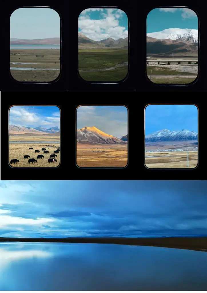 Photos along the Qinghai-Tibet Train
